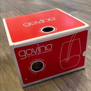 NIB 4 govino 16 ounce wine glasses-go anywhere reusable  shatterproof set of 4